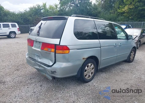 2002 Honda Odyssey Ex-L z USA, uszkodzony, nr VIN 2HKRL18052H588475
